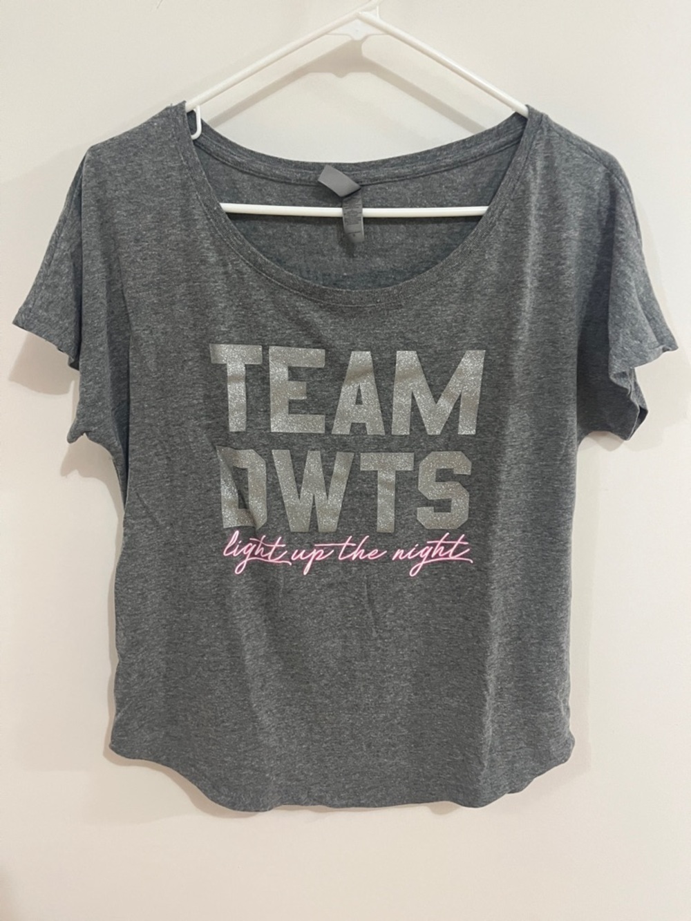 TEAM DWTS Gray Graphic Women's Tee